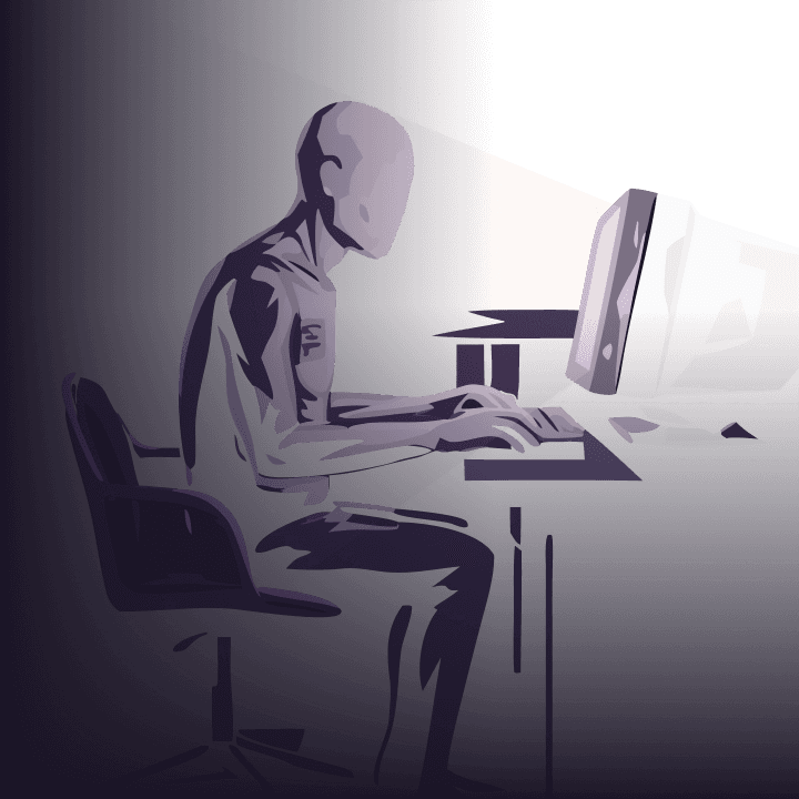 Decorative illustration active state